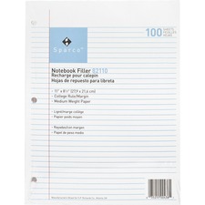 Sparco SPR82110 Refill Writing Sheet