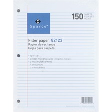 Sparco SPR82123 Refill Writing Sheet