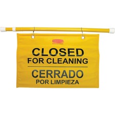 Rubbermaid Commercial RCP9S1600YL Safety Sign