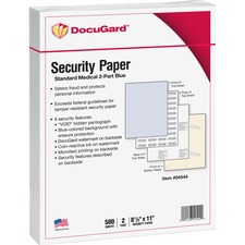 DocuGard PRB04544 Security Paper