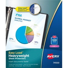Avery AVE74100 Sheet Protector