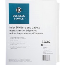 Business Source BSN36687 Index Divider