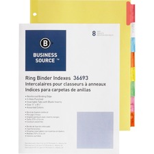 Business Source BSN36693 Index Divider