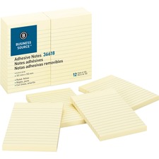 Business Source BSN36618 Adhesive Note