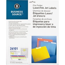 Business Source BSN26101 File Folder Label