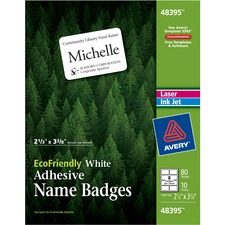 Avery AVE48395 Name Badge Label