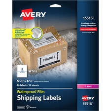 Avery AVE15516 Shipping Label