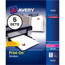 Avery AVE11515 Tab Divider