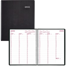 Brownline REDCB950VBLK Appointment Book