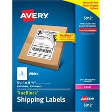 Avery AVE5912 Shipping Label