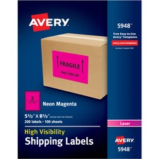 Avery AVE5948 Shipping Label