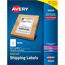 Avery AVE95930 Shipping Label