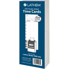Lathem LTHE17100 Time Card