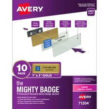 Avery AVE71204 Name Badge Kit