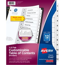 Avery AVE11140 Index Divider