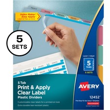 Avery AVE12452 Tab Divider