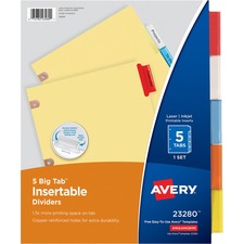 Avery AVE23280 Index Tab