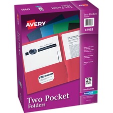 Avery AVE47993 Pocket Folder