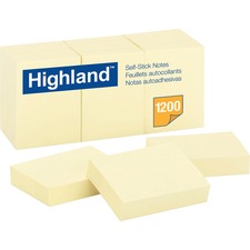 Highland MMM6539YW Adhesive Note