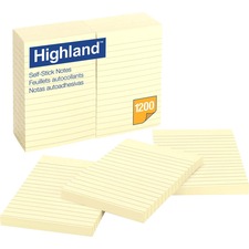 Highland MMM6609YW Adhesive Note