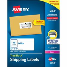 Avery 5963 Shipping Label