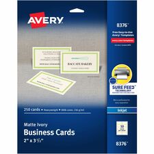 Avery 8376 Business Card