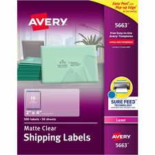 Avery 5663 Shipping Label