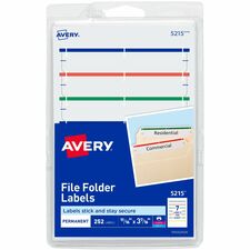 Avery 5215 File Folder Label