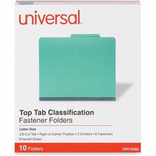 Universal UNV10302 Classification Folder