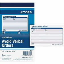 TOPS TOP46373 Sales Book