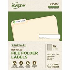 Avery 45366 File Folder Label