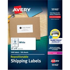 Avery 55163 Shipping Label