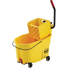 Rubbermaid RCP618688YEL Janitorial Cart