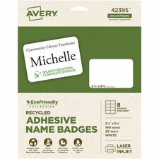 Avery 42395 Name Badge Label
