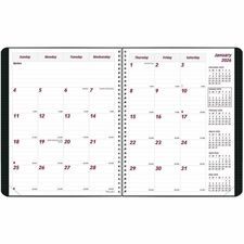 Brownline REDCB1200VBLK Planner