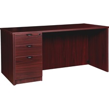 Lorell LLRPD3060LSPMY Pedestal Desk