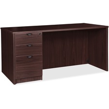 Lorell LLRPD3672LSPES Pedestal Desk