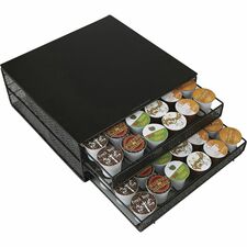 Mind Reader EMSDBMTRAYBLK Coffee Pod Organizer