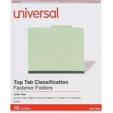 Universal UNV10251 Classification Folder