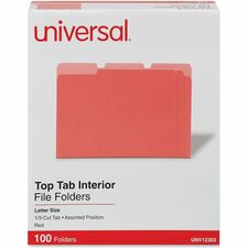 Universal UNV12303 Top Tab File Folder