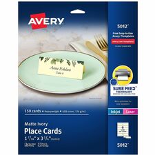 Avery 5012 Printable Place Card