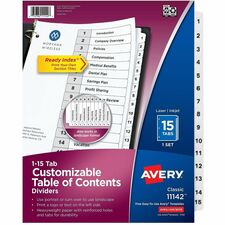 Avery 11142 Index Divider