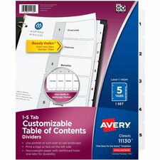 Avery 11130 Index Divider