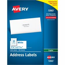 Avery 5363 Address Label