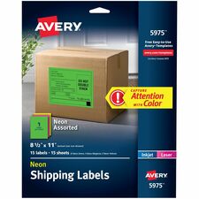 Avery 5975 Shipping Label