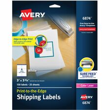 Avery 6874 Shipping Label