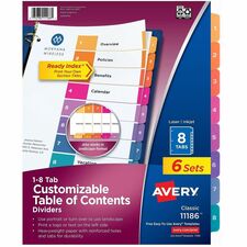 Avery 11186 Index Divider