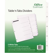 Avery 11666 Tab Divider