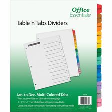 Avery 11679 Tab Divider