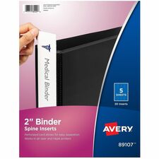 Avery 89107 Spine Insert